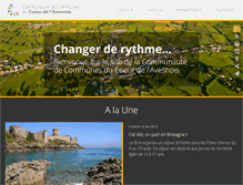 Tablet Screenshot of coeur-avesnois.fr